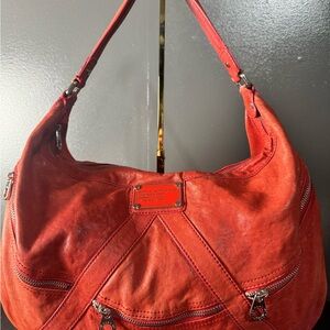 MARC BY MARC JACOBS Red Leather Shoulder Bag